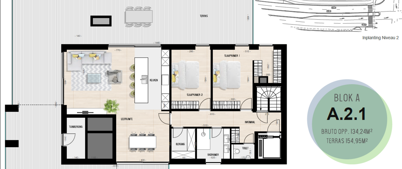 Penthouse te huur in Dilsen-Stokkem